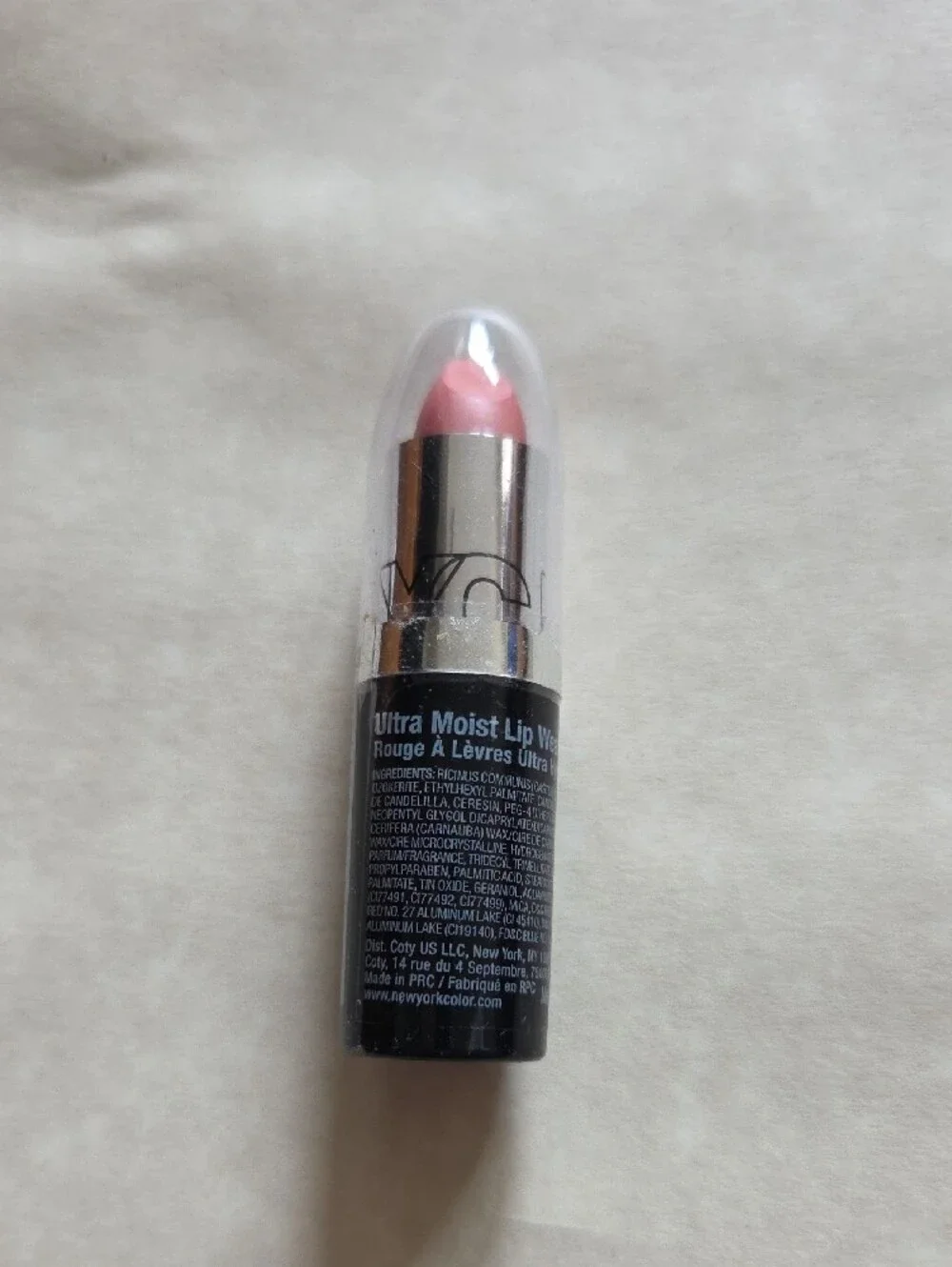 NYC Lipstick 314 Petal Ultra Moist Lip Wear Soft Pink NEW SEAL RARE DISCONTINUED